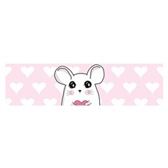 Cute Mouse - Valentines Day Satin Scarf (oblong)