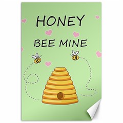 Bee Mine Valentines Day Canvas 20  X 30   by Valentinaart