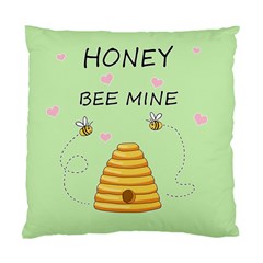 Bee Mine Valentines Day Standard Cushion Case (two Sides) by Valentinaart