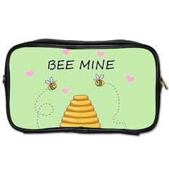 Bee Mine Valentines Day Toiletries Bags by Valentinaart