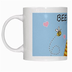 Bee Mine Valentines Day White Mugs by Valentinaart