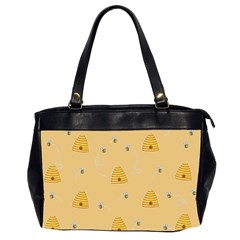 Bee Pattern Office Handbags (2 Sides)  by Valentinaart