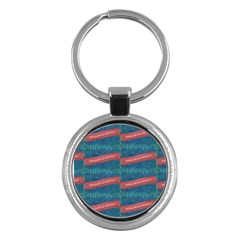 Valentine Day Pattern Key Chains (round)  by dflcprints