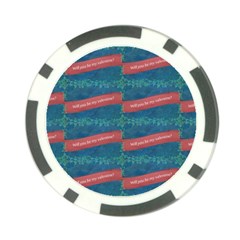Valentine Day Pattern Poker Chip Card Guard (10 Pack) by dflcprints
