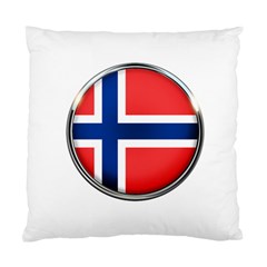 Norway Country Nation Blue Symbol Standard Cushion Case (two Sides) by Nexatart