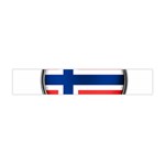 Norway Country Nation Blue Symbol Flano Scarf (Mini) Front