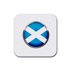 Scotland Nation Country Nationality Rubber Coaster (square)  by Nexatart