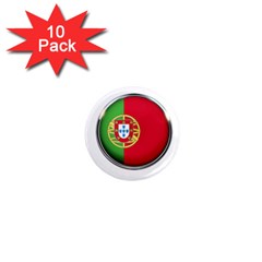 Portugal Flag Country Nation 1  Mini Magnet (10 pack) 