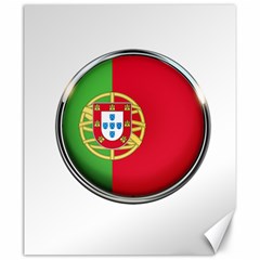 Portugal Flag Country Nation Canvas 20  x 24  