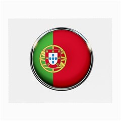 Portugal Flag Country Nation Small Glasses Cloth (2-Side)