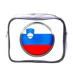 Slovenia Flag Mountains Country Mini Toiletries Bags