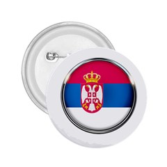 Serbia Flag Icon Europe National 2 25  Buttons by Nexatart