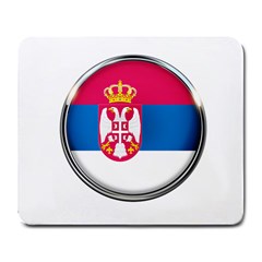 Serbia Flag Icon Europe National Large Mousepads