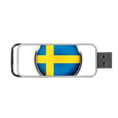 Sweden Flag Country Countries Portable Usb Flash (one Side) by Nexatart