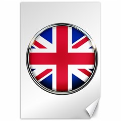 United Kingdom Country Nation Flag Canvas 12  X 18   by Nexatart