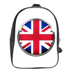 United Kingdom Country Nation Flag School Bag (large) by Nexatart