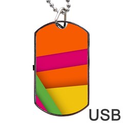 Background Abstract Dog Tag Usb Flash (one Side) by Nexatart