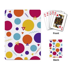 Background Polka Dot Playing Card by Nexatart