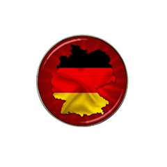 Germany Map Flag Country Red Flag Hat Clip Ball Marker (4 Pack) by Nexatart