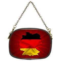 Germany Map Flag Country Red Flag Chain Purses (two Sides) 