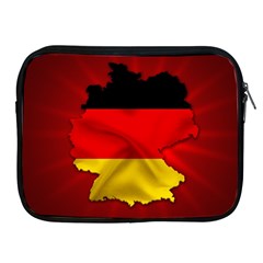 Germany Map Flag Country Red Flag Apple Ipad 2/3/4 Zipper Cases by Nexatart