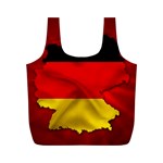 Germany Map Flag Country Red Flag Full Print Recycle Bags (M)  Back