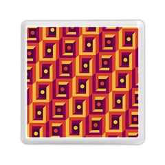 3 D Squares Abstract Background Memory Card Reader (square) 