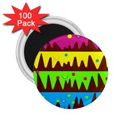 Illustration Abstract Graphic 2 25  Magnets (100 Pack) 