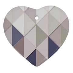 Background Geometric Triangle Ornament (heart) by Nexatart