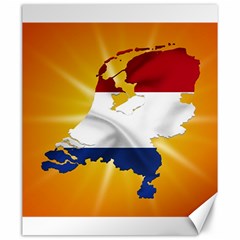 Holland Country Nation Netherlands Flag Canvas 20  X 24   by Nexatart