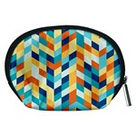 Geometric Retro Wallpaper Accessory Pouches (Medium)  Back