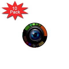 Lens Photography Colorful Desktop 1  Mini Magnet (10 Pack)  by Nexatart