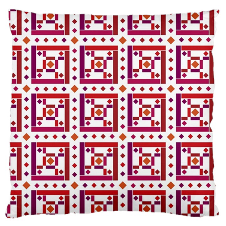 Background Abstract Square Large Flano Cushion Case (Two Sides)