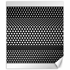 Holes Sheet Grid Metal Canvas 20  X 24   by Nexatart