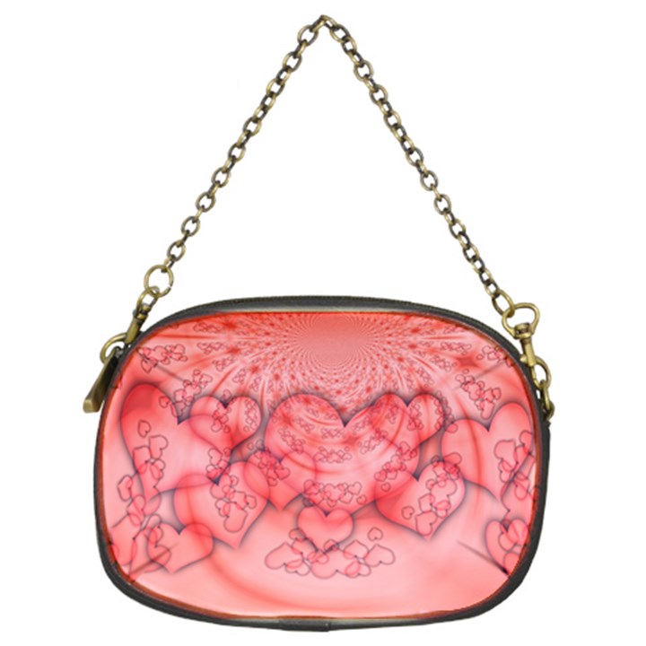 Heart Love Friendly Pattern Chain Purses (Two Sides) 