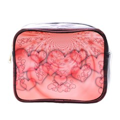 Heart Love Friendly Pattern Mini Toiletries Bags by Nexatart