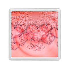 Heart Love Friendly Pattern Memory Card Reader (square)  by Nexatart