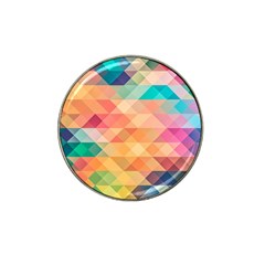 Texture Background Squares Tile Hat Clip Ball Marker (10 Pack) by Nexatart