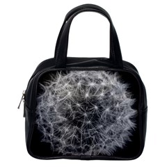 Dandelion Fibonacci Abstract Flower Classic Handbags (one Side)