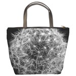 Dandelion Fibonacci Abstract Flower Bucket Bags Back