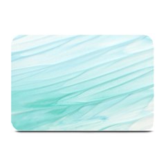 Blue Texture Seawall Ink Wall Painting Plate Mats by Nexatart