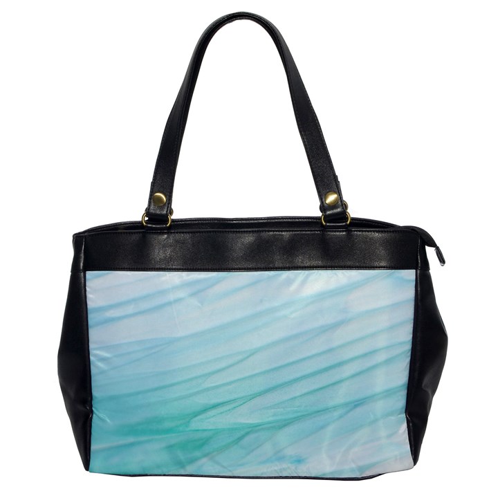 Blue Texture Seawall Ink Wall Painting Office Handbags