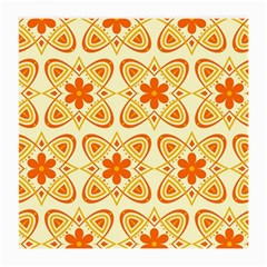 Background Floral Forms Flower Medium Glasses Cloth (2-side) by Nexatart