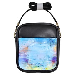 Background Art Abstract Watercolor Girls Sling Bags by Nexatart