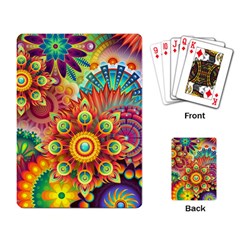 Colorful Abstract Background Colorful Playing Card