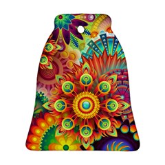 Colorful Abstract Background Colorful Ornament (Bell)