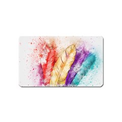 Feathers Bird Animal Art Abstract Magnet (name Card)