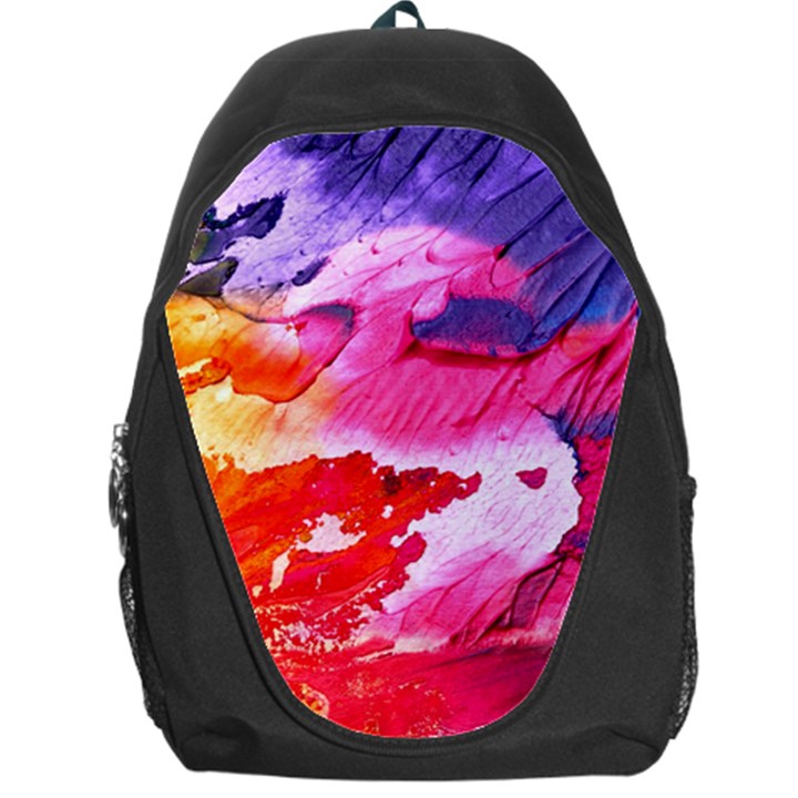 Abstract Art Background Paint Backpack Bag