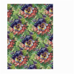 Background Square Flower Vintage Large Garden Flag (two Sides) by Nexatart