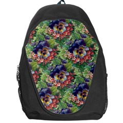 Background Square Flower Vintage Backpack Bag by Nexatart